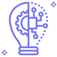 bulb icon purple